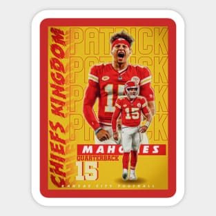 Mahomes 15 Sticker